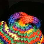 the double rainbow hat