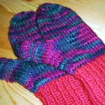 my first mittens, for t.