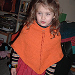 orange poncho