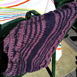 purple cowl: ad-libbed pattern